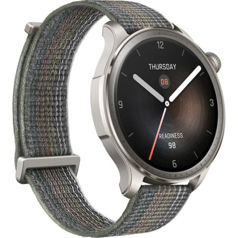 Amazfit Balance Aluminium Αδιάβροχο Smartwatch με Παλμογράφο 46mm Sunset Grey