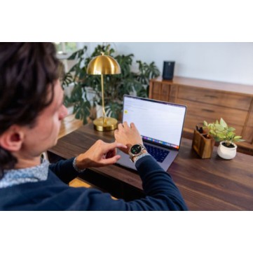 Amazfit Balance Aluminium Αδιάβροχο Smartwatch με Παλμογράφο 46mm Sunset Grey