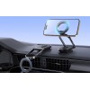 Ugreen 65186 Βάση Κινητού Αυτοκινήτου με Μαγνήτη και Ασύρματη Φόρτιση Γκρι