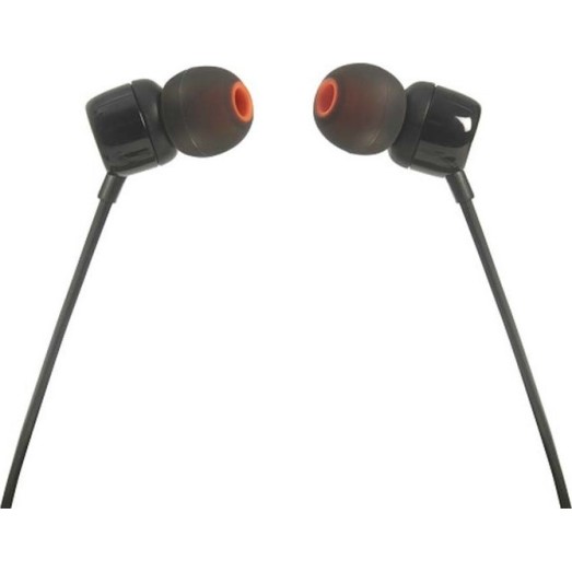 JBL T110 In-ear Handsfree Ακουστικά 3.5mm Μαύρο