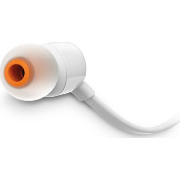 JBL T110 In-ear Handsfree Ακουστικά 3.5mm Λευκό