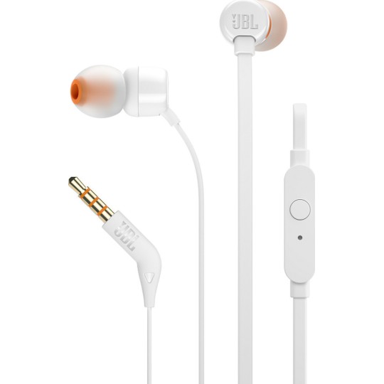 JBL T110 In-ear Handsfree Ακουστικά 3.5mm Λευκό
