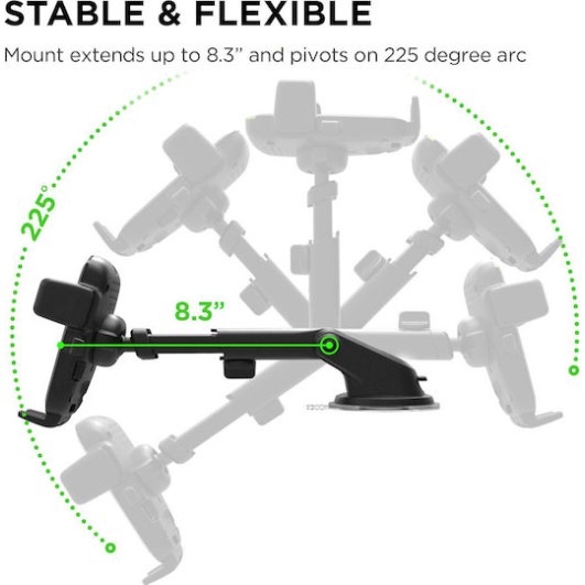 iOttie Easy One Touch 4 Wireless Qi Fast Charge Car Mount Kit (HLCRIO134)