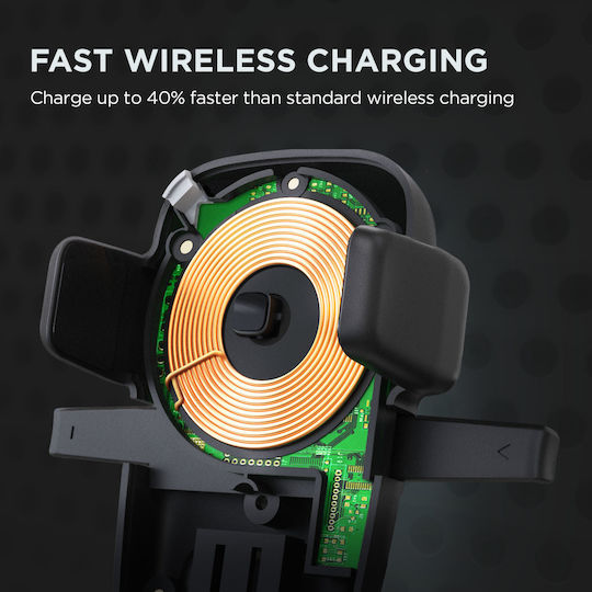 iOttie Easy One Touch 4 Wireless Qi Fast Charge Car Mount Kit (HLCRIO134)