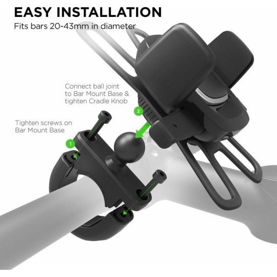  iOttie - Easy One Touch 4 - Bike Stem & Handlebar Mount (HLBKIO105)