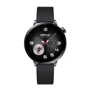 OnePlus Watch 3 43mm Stainless Steel 43mm Waterproof with Heart Rate Monitor (Black Steel)