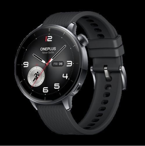 OnePlus Watch 3 43mm Stainless Steel 43mm Waterproof with Heart Rate Monitor (Black Steel)