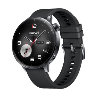OnePlus Watch 3 43mm Stainless Steel 43mm Waterproof with Heart Rate Monitor (Black Steel)