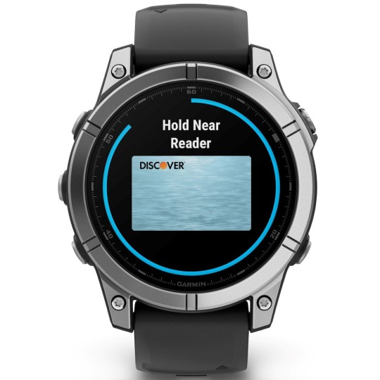 Garmin Fenix E Stainless Steel 47mm Waterproof Smartwatch (Black)