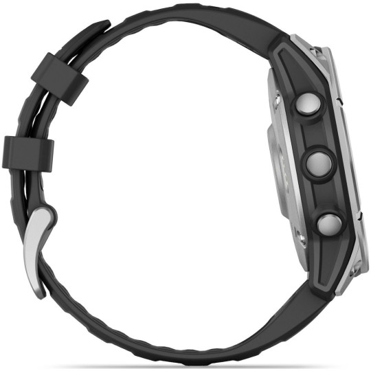 Garmin Fenix E Stainless Steel 47mm Waterproof Smartwatch (Black)