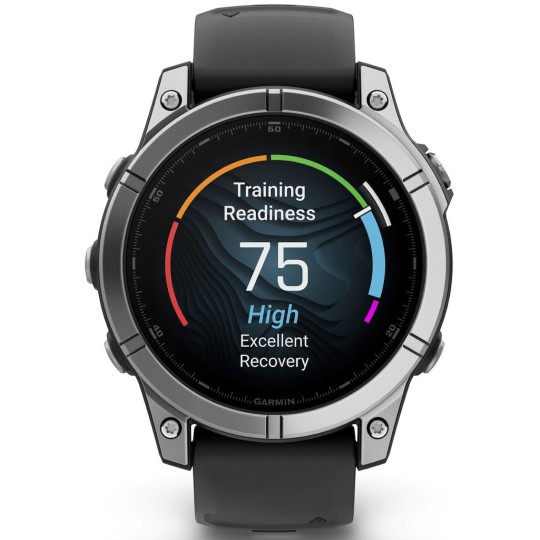 Garmin Fenix E Stainless Steel 47mm Waterproof Smartwatch (Black)