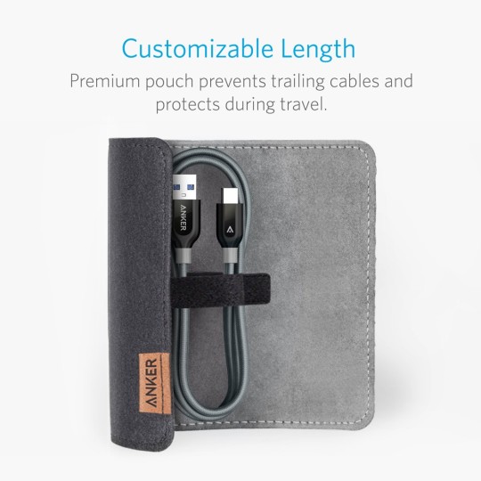 Anker Nylon USB-C to USB-C 100W Cable 3m