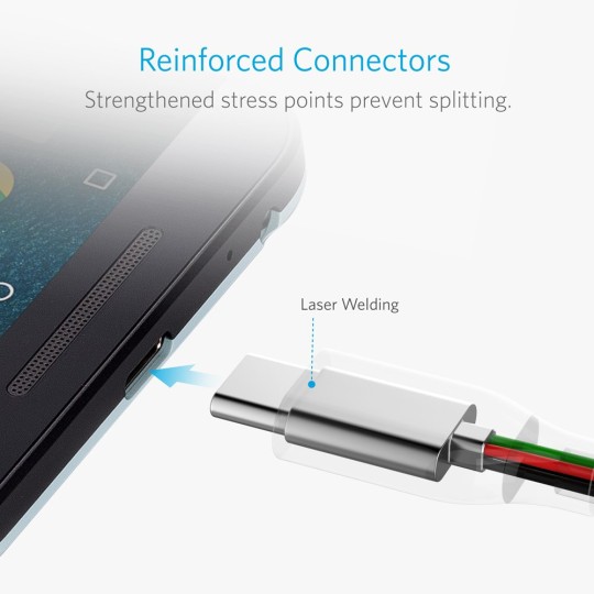 Anker Nylon USB-C to USB-C 100W Cable 3m