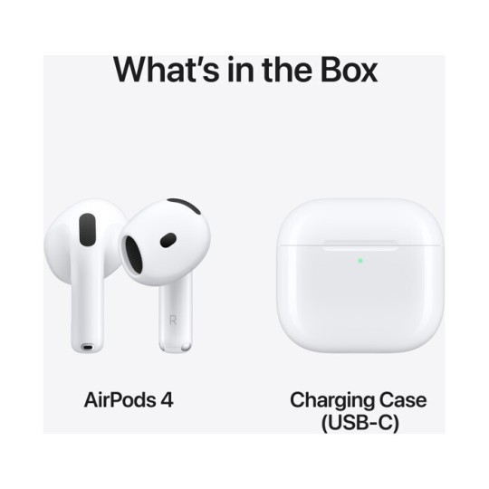 Apple AirPods 4 Earbud Bluetooth Handsfree White