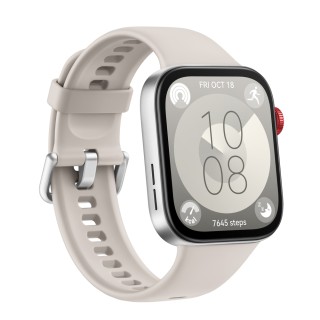 Huawei Watch Fit 3 Aluminium 43mm Waterproof with Heart Rate Monitor White