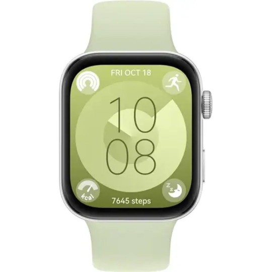 Huawei Watch Fit 3 Aluminium 43mm Waterproof with Heart Rate Monitor Green