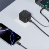 XO (L165) Charger with USB-A Port and Cable USB-C 20W Black
