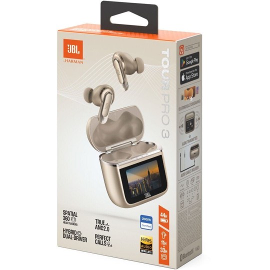 JBL Tour Pro 3 In-ear Bluetooth Handsfree Earphones Latte