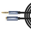 UGREEN AV118 40675 Καλώδιο Ήχου 3.5mm M/F U2m Μαύρο