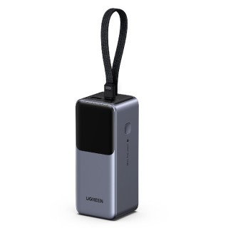 UGREEN PB723 55365B Power Bank 20000mAh PD 130W 2 Θέσεων με καλώδιο USB-C 60W Γκρι