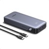 UGREEN PB532 55989B Power Bank 20000mAh PD 30W με καλώδιο USB-C 60W Γκρι