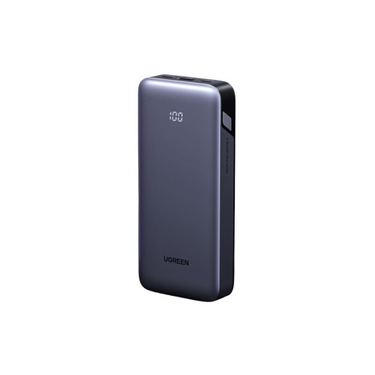 UGREEN PB532 55989B Power Bank 20000mAh PD 30W με καλώδιο USB-C 60W Γκρι
