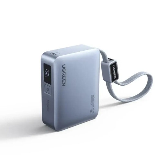 UGREEN PB584 75173B Power Bank 10000mAh 33W 2 Θέσεων, με καλώδιο USB-C