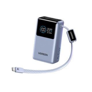 UGREEN PB727 75701B Power Bank 10000mAh 55W 2 Θέσεων, με καλώδιο USB-C
