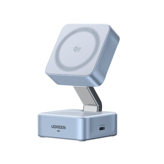 UGREEN W752 55960B Φορτιστής Σπιτιού 25W Qi2 με Ασύρματη Φόρτιση Magnetic Γκρι
