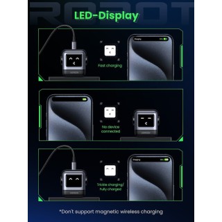 UGREEN CD361 25685B Φορτιστής Σπιτιού GaN 65W 3 θέσεων Γκρί