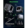 UGREEN CD361 25685B Φορτιστής Σπιτιού GaN 65W 3 θέσεων Γκρί
