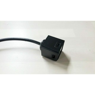 Allocacoc Charging Stand with 4 USB-A Ports in Black 10464BK/EUEUMC