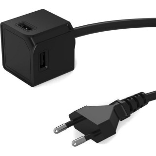 Allocacoc Charging Stand with 4 USB-A Ports in Black 10464BK/EUEUMC