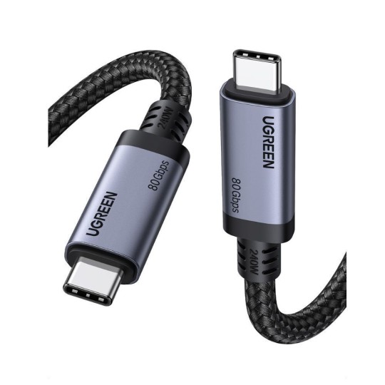 UGREEN L706 65383 Καλώδιο Φόρτισης USB-C σε USB-C PD 240W 1m Μαύρο