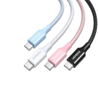 UGREEN L501 35441 Καλώδιο Φόρτισης USB-C σε USB-C PD 60W 1m Ροζ