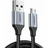 UGREEN US290 60146 Καλώδιο Φόρτισης USB σε Micro USB 1m Γκρι