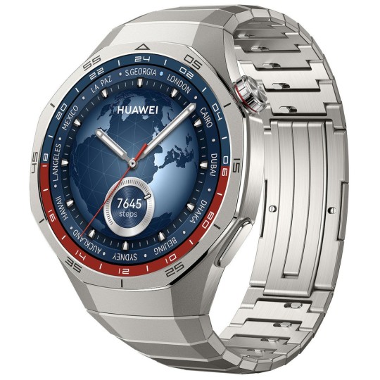 Huawei Watch GT 5 Pro Titanium 46mm Waterproof with Heart Rate Monitor (Titanium)