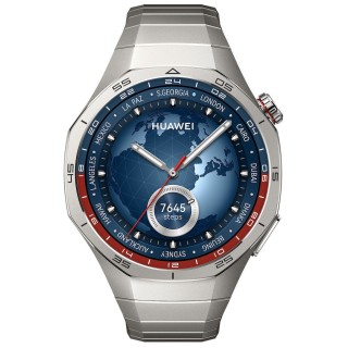 Huawei Watch GT 5 Pro Titanium 46mm Waterproof with Heart Rate Monitor (Titanium)