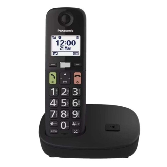 Panasonic KX-TGU110EXB Cordless Phone with Greek Menu Black