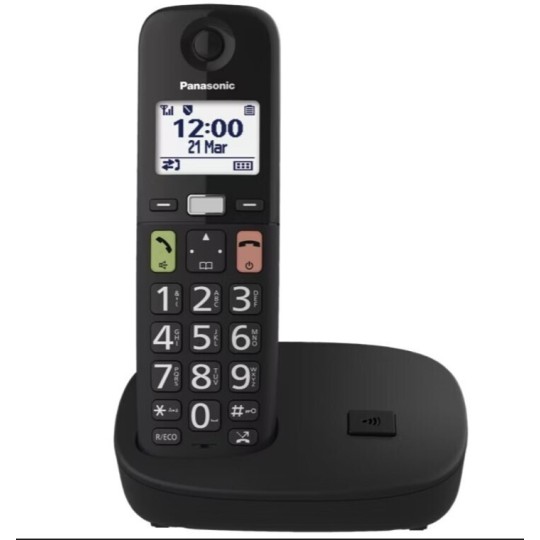 Panasonic KX-TGU110EXB Cordless Phone with Greek Menu Black