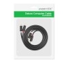 UGREEN AV104 10520 Καλώδιο Ήχου 2xRCA M/M 5m Μαύρο