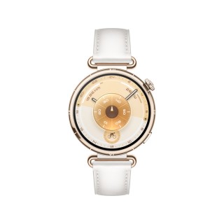 Huawei Watch GT 6 Stainless Steel 41mm Waterproof with Heart Rate Monitor (White Leather)