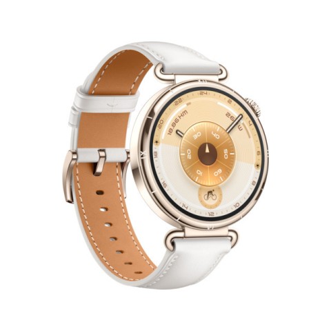Huawei Watch GT 6 Stainless Steel 41mm Waterproof with Heart Rate Monitor (White Leather)