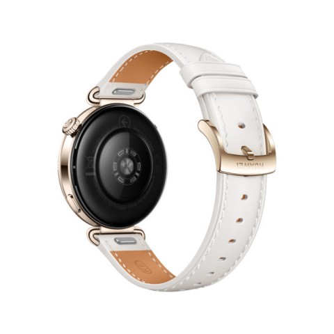 Huawei Watch GT 6 Stainless Steel 41mm Waterproof with Heart Rate Monitor (White Leather)