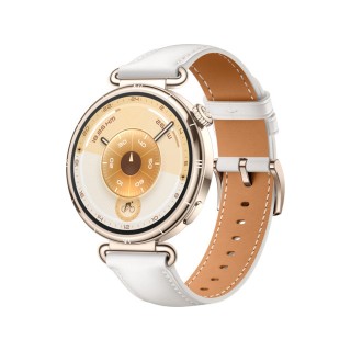 Huawei Watch GT 6 Stainless Steel 41mm Waterproof with Heart Rate Monitor (White Leather)