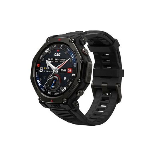 Amazfit T-Rex 3 Pro Titanium 44mm Waterproof Smartwatch (Tactical Black)