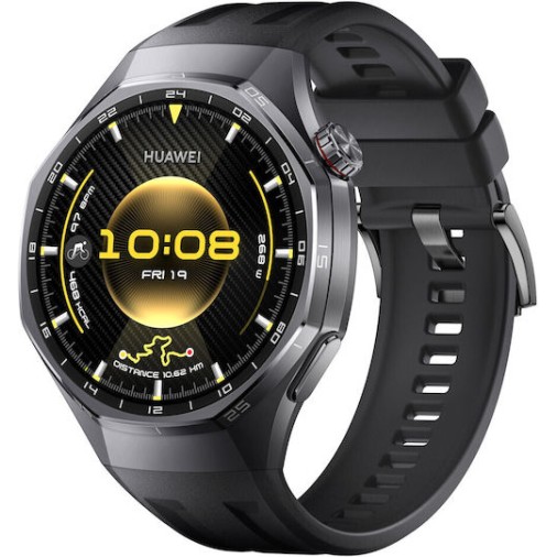 Huawei Watch GT 6 Pro Titanium 46mm Αδιάβροχο με Παλμογράφο Black