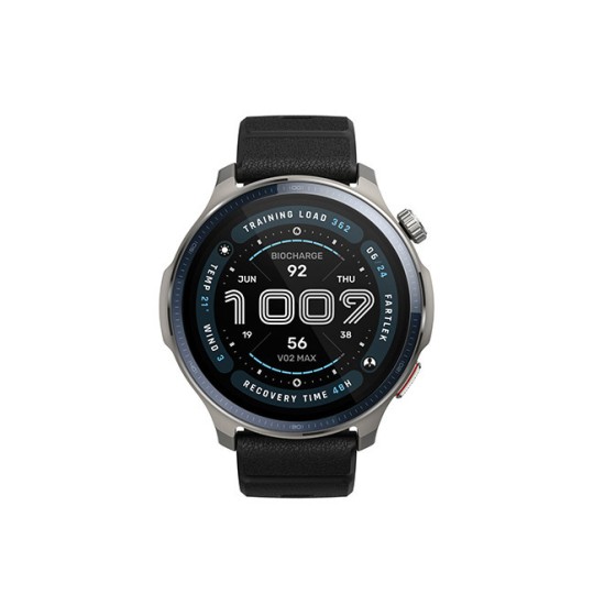 Amazfit Balance 2 47mm Waterproof Smartwatch with Heart Rate Monitor (Black)