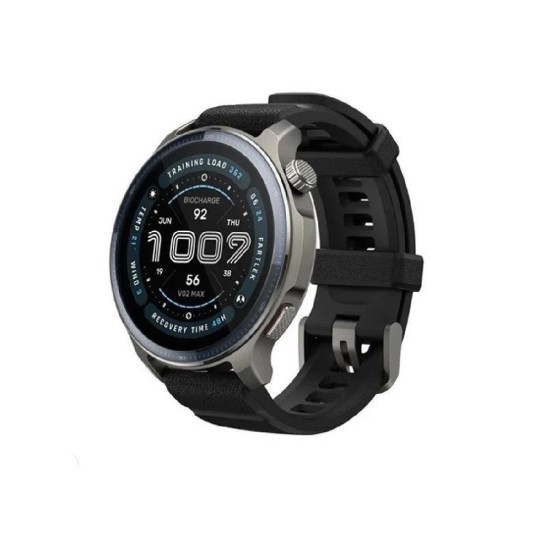 Amazfit Balance 2 47mm Waterproof Smartwatch with Heart Rate Monitor (Black)