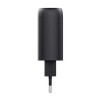 Trust GaN Charger with 2 USB-C Output Ports and USB-C - USB-C Cable 65W Power Delivery Black